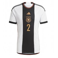 Camisa de time de futebol Alemanha Antonio Rudiger #2 Replicas 1º Equipamento Mundo 2022 Manga Curta